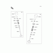 Схема узла: Клапан для Kawasaki ZX600 Ninja ZX-6