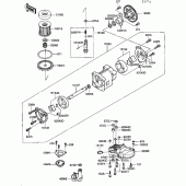 Схема узла: Масляный насос для Kawasaki ZG1000 Concours
