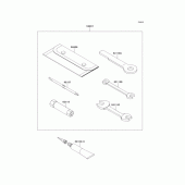 Схема узла: Owner\'s tools для Kawasaki KL110 KSR