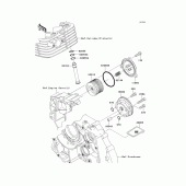 Схема вузла: Масляний насос для Kawasaki KLX125 D-Tracker