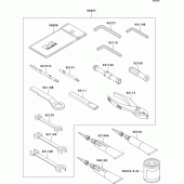 Схема вузла: Owner`s tools для Kawasaki ZX1000 Ninja ZX-10R