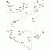 Схема вузла: Перемикач передач для Kawasaki ZX636 Ninja ZX-6R