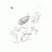 Схема вузла: Headlight(s) для Kawasaki ZR750 Z750