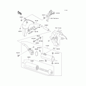 Схема вузла: Вихлопна система для Kawasaki KX85 KX85-II