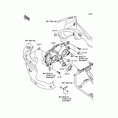 Схема узла: Фара для Kawasaki ZR1200 ZRX1200S