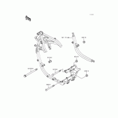 Схема вузла: Кріплення для Kawasaki EX500 GPZ500S