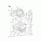 Схема узла: Картер двигателя для Kawasaki ZX750 Ninja ZX-7R