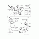 Схема вузла: Електроустаткування для Kawasaki VN1700 Vulcan 1700 Classic