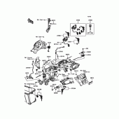 Схема вузла: Замок запалювання для Kawasaki KLE250 Versys-X 250 ABS