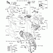 Схема вузла: Fuel tank(1/2) до Kawasaki ZX1400 ZZR1400 ABS
