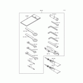 Схема узла: Инструменты для Kawasaki ZX600 Ninja ZX-6