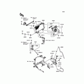 Схема вузла: Радіатор для Kawasaki EX300 Ninja 300 ABS
