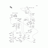 Схема вузла: Fuel evaporative system для Kawasaki ZX900 Ninja ZX-9R
