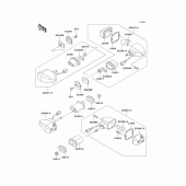 Схема вузла: Поворотники для Kawasaki ZX600 Ninja ZX-6R