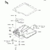 Схема вузла: Oil pan для Kawasaki ZG1400 1400GTR ABS