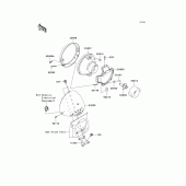 Схема вузла: Headlight(s) для Kawasaki VN1600 Vulcan 1600 Classic