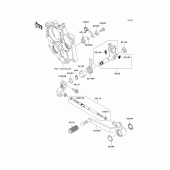 Схема вузла: Перемикач передач для Kawasaki KLE650 Versys 650