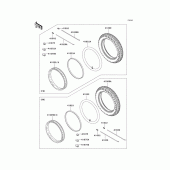 Схема узла: Шины для Kawasaki EJ800 W800