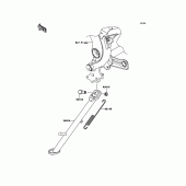 Схема узла: Stand(s) для Kawasaki KLE650 Versys 650