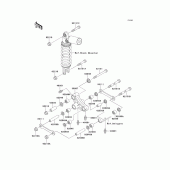 Схема узла: Подвеска для Kawasaki ZX900 Ninja ZX-9R