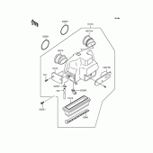 Схема вузла: Air cleaner (ZX900-A11sim) для Kawasaki ZX900 GPZ900R