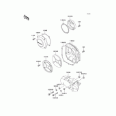 Схема узла: Крышка двигателя для Kawasaki ZG1200 Voyager XII