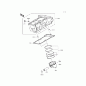 Схема вузла: Циліндр/поршень для Kawasaki ER250 Z250 ABS