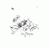 Схема вузла: Headlight(s) для Kawasaki ZX636 Ninja ZX-6R ABS