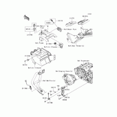 Схема узла: Fuel injection для Kawasaki EX300 Ninja 300