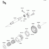 Схема вузла: Balancer для Kawasaki ZR1000 Z1000