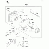 Схема вузла: Head lamp(1/2) для Kawasaki ZX400 ZXR400