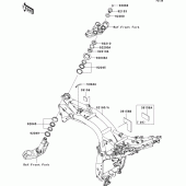 Схема вузла: Рама для Kawasaki ZR1000 Z1000