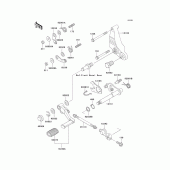 Схема вузла: Перемикач передач для Kawasaki ZG1000 Concours