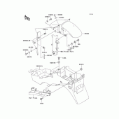 Схема вузла: Крило для Kawasaki ZX600 Ninja ZX-6