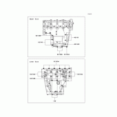 Схема вузла: Болти картера двигуна для Kawasaki ZX600 Ninja ZX-6