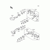 Схема вузла: Поворотники для Kawasaki ZR1200 ZRX1200R