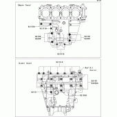 Схема вузла: Болти картера двигуна для Kawasaki ZX1000 Ninja ZX-10R