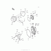 Схема вузла: Engine Cover(S) для Kawasaki ZR800 Z800