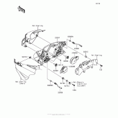 Схема вузла: Headlight(S) для Kawasaki ZX636 Ninja ZX-6R KRT Edition