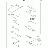 Схема вузла: Owner`s tools для Kawasaki ZX750 ZXR750R