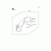 Схема вузла: Аксесуари(Вітрове скло) для Kawasaki ZX1000 Ninja ZX-10R ABS