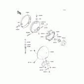 Схема вузла: Headlight(s) для Kawasaki VN800 Vulcan 800 Classic