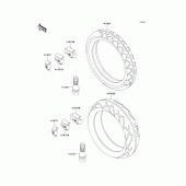 Схема вузла: Шини для Kawasaki ZG1000 Concours