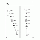 Схема узла: Клапан для Kawasaki ZX1000 Ninja 1000 ABS