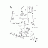 Схема вузла: Замок запалювання для Kawasaki KLX125 KLX125