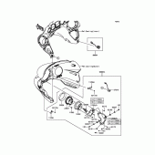 Схема вузла: Аксесуари (Aux Driving Light) для Kawasaki VN1700 Vulcan 1700 Voyager Custom ABS