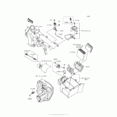 Схема вузла: Fuel Injection для Kawasaki VN1700 Vulcan 1700 Voyager ABS