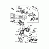 Схема узла: Проводка и электрические компоненты для Kawasaki KLE250 Versys-X 250 ABS