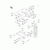 Схема вузла: Підвіска/амортизатор для Kawasaki VN800 Vulcan 800 Classic