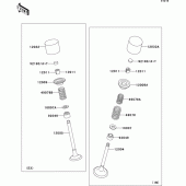 Схема вузла: Клапан для Kawasaki ZX636 Ninja ZX-6R
